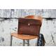 Leather Document Holder Brown Multipurpose Sleeve For Documents & Laptop Macbook Air 13 Case Pro