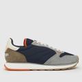 HOFF track & field delos trainers in grey & navy