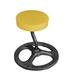 Inbox Zero Valenzuela Fitness Seat, ADHD Chair Stool for Stability, Balance, Yoga, Office, School, Active Sitting Plastic/Fabric in Yellow | Wayfair