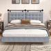 Hokku Designs Enriqueta Upholstered Headboard | 24.8 H x 62 W x 3.5 D in | Wayfair 1B2CBAB85E4442BDA97C7BB66325C9E5