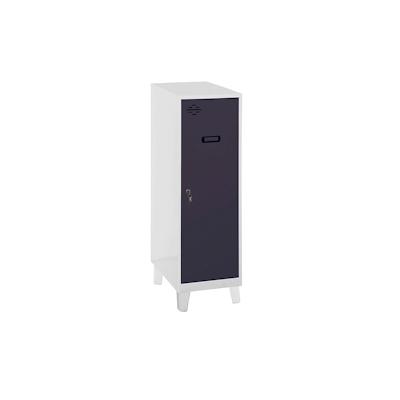 SimonRack Metallschrank mini zerlegt + Regalboden GRAU 1015x400x500 mm (Höhe x Länge x Breite) Image