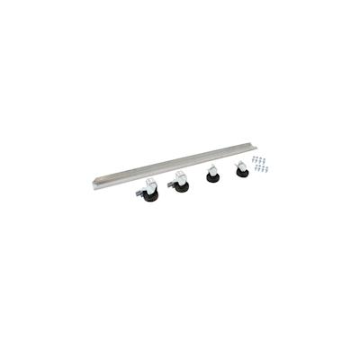 1500 mm VERZINKT Traverse + 4 Rollen (2 mit bremse und 2 ohne Bremse) für Simonrack-Werkbank, ingesamt 120 kg. Image