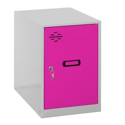 SimonRack Metallschrank mini zerlegt GRAU/ROSE 475x400x500 mm (Höhe x Länge x Breite) Image