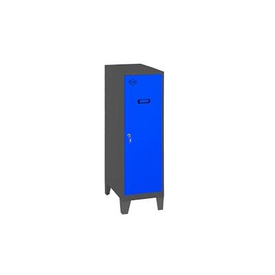 SimonRack Metallschrank mini zerlegt 1 Tür ANTHRACITE/BLAU 1015x400x500 mm (Höhe x Länge x Breite) Image