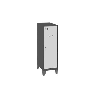 SimonRack Metallschrank mini zerlegt 1 Tür ANTHRACITE/GRAU 1015x400x500 mm (Höhe x Länge x Breite) Image