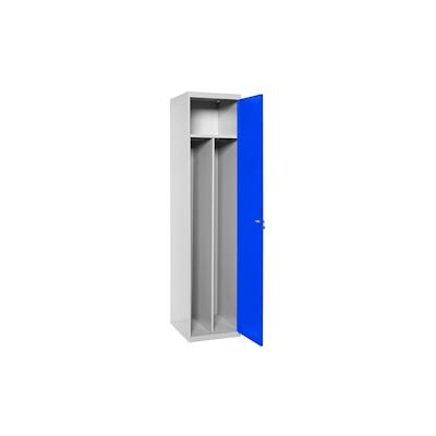 SimonRack Metallschrank 1 Tür GRUNDMODUL Zerlegt und mit Inneneinteilung GRAU/BLAU 1800x400x500 mm (Höhe x Länge x Breite) Image