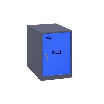 SimonRack Metallschrank mini zerlegt ANTHRACITE/BLAU 475x400x500 mm (Höhe x Länge x Breite) Image