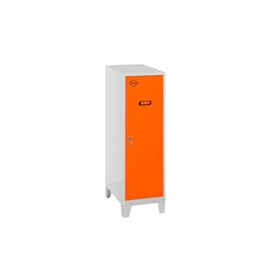 SimonRack Metallschrank mini zerlegt + Regalboden GRAU/ORANGE 1015x400x500 mm (Höhe x Länge x Breite) Image
