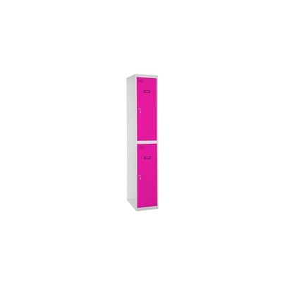 SimonRack Metallschrank 2 Türen GRUNDMODUL Zerlegt GRAU/ROSE 1800x300x500 mm (Höhe x Länge x Breite) Image
