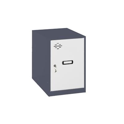 SimonRack Metallschrank mini zerlegt ANTHRACITE/WEISS 475x400x500 mm (Höhe x Länge x Breite) Image