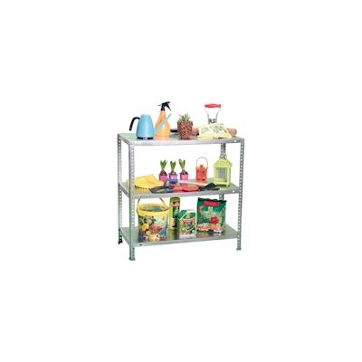 SimonRack Metallregal mit Schrauben Advantage 3 Fachböden mit 75 kg pro Ebene Farbe VERZINKT 900x1100x300 mm (Höhe x Länge x Breite) Image