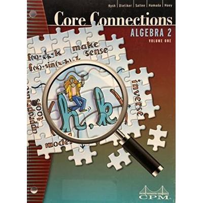 Core Connections Algebra Volume th Edition