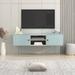 Wall Mounted TV Stand Floating TV Stand, Entertainment Shelf Under TV, Blue