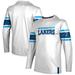 Men's ProSphere White Mid Michigan College Endzone Logo Long Sleeve T-Shirt
