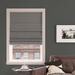 Wide Width Pryer Cordless Roman Shade by BrylaneHome in Steel (Size 33" W 64" L)