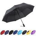 YumSur Regenschirm Taschenschirm umgekehrter Regenschirm Umbrella- inkl. Schirm-Tasche & Reise-Etui - Auf-Zu-Automatik, Teflon-Beschichtung, windsicher, stabil