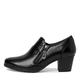 Jana Damen Pumps aus Kunstleder Geschlossen Weite H Mehrweite, Schwarz (Black), 36 EU