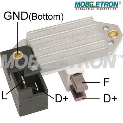 MOBILETRON Generatorregler Universal 24V für FIAT 8190407 VR-F119B Image