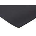 RS PRO Gummimatte Natürlich, Schwarz, 1m x 6mm x 600mm 1.5g/cm³