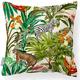 Izabela Peters Outdoor Cushions Waterproof, 60 cm, Filled Outdoor Cushion, Jungle Fusion - Ivory Cream, Garden Furniture Cushions, Outdoor Seat Cushions, Garden Chair Cushions