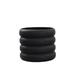 AllModern Capi Ceramic Table Vase Ceramic in Black | 3.94 H x 3.94 W x 3.94 D in | Wayfair 79CFC74131F94401A5A559BFF1F1189C