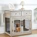 Tucker Murphy Pet™ Dog Crate Furniture w/ Cushion in Gray | 32.1 H x 31.5 W x 23.6 D in | Wayfair A89597B78AC946D6A4521F403A3AD2CE