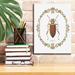 August Grove® Daelen Adorning Coleoptera VI On Canvas by James Wiens Print Canvas in White | 16 H x 12 W x 0.75 D in | Wayfair