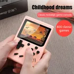 Mini consoles de jeu vidéo portables pour enfants 400 jeux en 1 écran HD coloré boîte de jeu