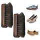 Brosses à chaussures en crin de cheval véritable outil de polissage doux brosse de nettoyage pour