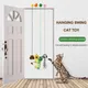 Jouet interactif pour chat Simulation de porte suspendue jouet à gratter amusant pour chats