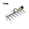 outil jardinage Houe de jardinage en fer à 4/5/6/7 dents, outil de ferme, de désherbage, de