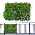 Panneaux de Plantes Artificielles de 40x60cm Haie d'Intimité Décor de Jardin Extérieur pour Murs