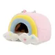 Lit chaud et doux pour Hamster Cage de nid confortable accessoires portables petite maison pour