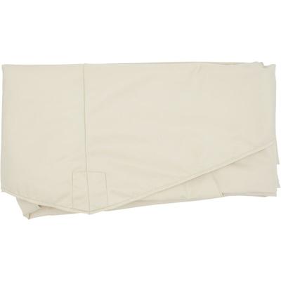 Neuwertig] Ersatz-Bezug für Deluxe Ampelschirm HHG 693,Sonnenschirmbezug rund ø 3m creme ohne Flap Image