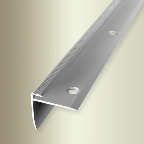 Treppenkanten- & Winkelprofil Aluminium 27 x 2500 mm Silber Winkelprofil – Silber – Proviston