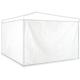 Seitenteile für Pavillon, 2er Set, 3x2 m, wasserdicht, ohne Fenster, Klettverschluss, pe