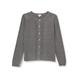 Noa Noa miniature Mädchen Mini Girl Belisnnm Cardigan, Dark Grey Melange, 8 Jahre EU