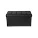 SONGMICS 30 Inches Folding Storage Ottoman Bench