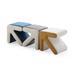 Modern Creative Upholstered Velvet Sofa Stool Kids Stool Shoe Bench Footrest Footstool Multifaceted Stool Ottoman Coffee Table