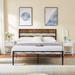 VECELO 3 Piece Bedroom Set Platform Bed Frame and Nightstands Set of 2