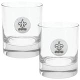 New Orleans Saints Two-Piece 11oz. Rocks Glass Set