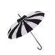 Umbrella Hook Handle Umbrella Windproof Umbrella Parasol Umbrella Sun Umbrella UV Protection Umbrella Retro Unisex (White & Black)