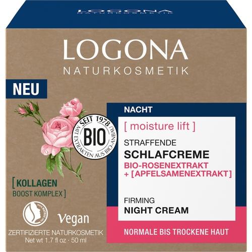 Logona - Moinsture Lift Straffende Schlafcreme Nachtcreme 50 ml