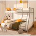 Isabelle & Max™ Twin Over Full Bunk Bed Metal in Gray | 53.94 H x 56.38 W x 78.11 D in | Wayfair F1F5EC2E1C5E431E8DB3A318B20D52DF