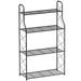 Arlmont & Co. Anayaa Rectangle Etagere Plant Stand, Metal in Black | Wayfair 55922CFC73E941D58E61906901423689