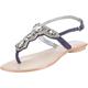 Coral Blue Fashion CBF CWR011, Damen Sandalen/Fashion-Sandalen, Blau (Blue), EU 36