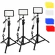 LED Photography Video Light Panel Lighting Photo Studio Lamp Kit With Tripod Stand RGB Filters For