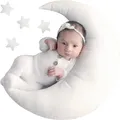 Baby Posing Pillow Newborn Photography Props Cute Baby Hat Colorful Beans Moon Stars Photo Shooting