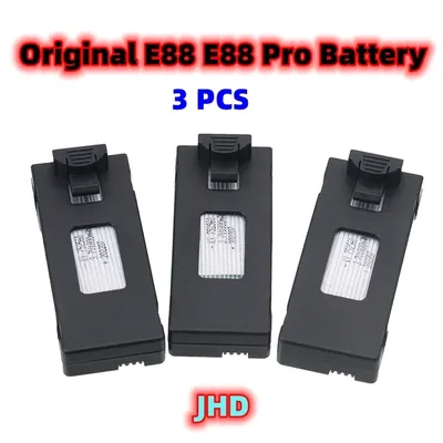 JHD Drone Battery Accessory For E88 E88 PRO Ls-E525 E525 PRO Mini Uav Drone Battery 4K Drone Spare