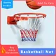 Standard Basketball Net Red+White+Blue Tri-Color Basketball Hoop Net Powered Basketball Hoop Basket